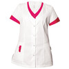 Дамска медицинска туника Be unique Alegra White/Pink XS-3XL-megahome.bg