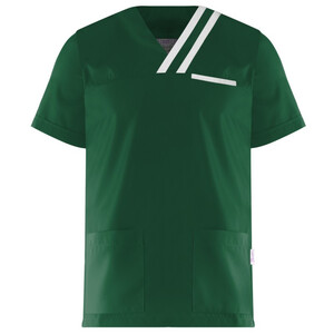 Мъжка медицинска туника Be unique Oliver Green/White XS-3XL Мъжка медицинска туника Be unique Oliver Green/White XS-3XL