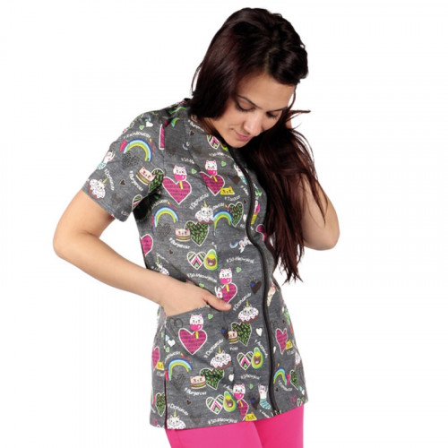 Дамска медицинска туника Be unique Cat Zaira XS-3XL