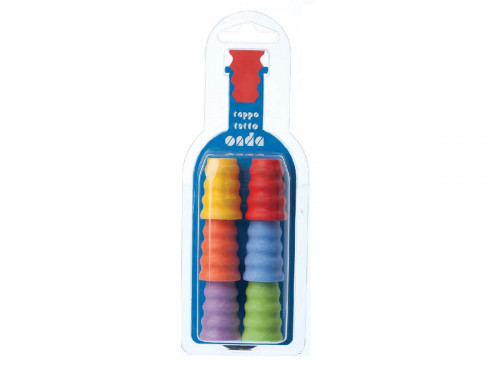 Вълнообразни тапи за бутилки Рото 6 броя