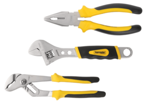 Клещи и френски ключ к-т Top Master Pro 3 броя CR-V