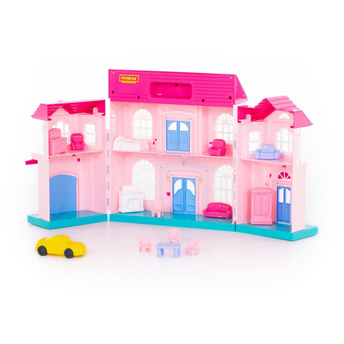 Къща за кукли Polesie Toys 78018 14 части