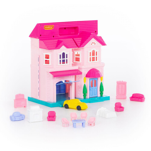 Къща за кукли Polesie Toys 78018 14 части