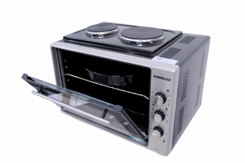 Малка готварска печка GAMALUX I-60 HP G-BK с 2 котлона