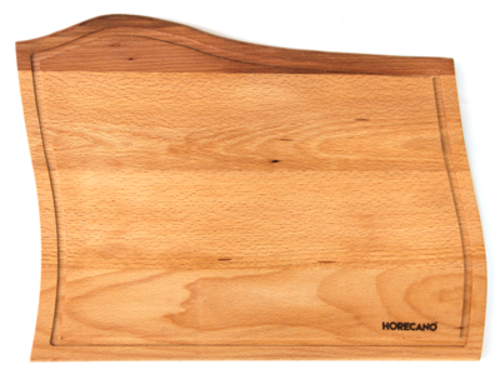 Дървена двустранна дъска за сервиране Horecano 36.5х28хh1.6 см.