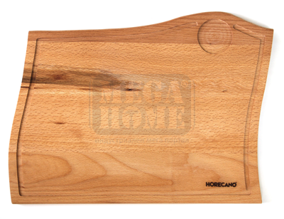 Дървена двустранна дъска за сервиране Horecano 36.5х28хh1.6 см.