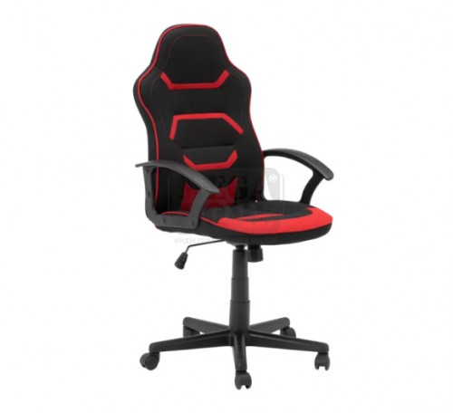 Геймърски стол Carmen 6309 Черно-червен