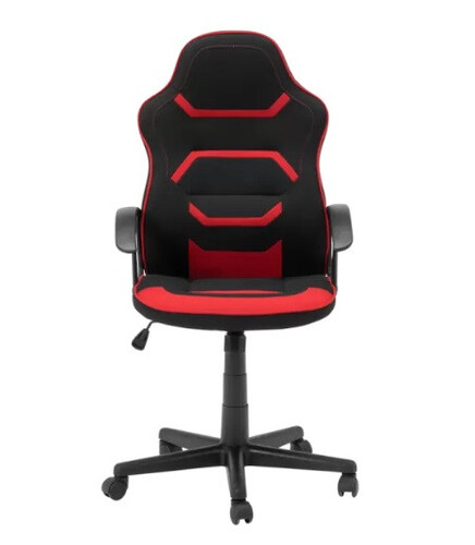 Геймърски стол Carmen 6309 Черно-червен