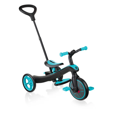 Детска триколка 4 в 1 Globber Trike Explorer синьо-зелена