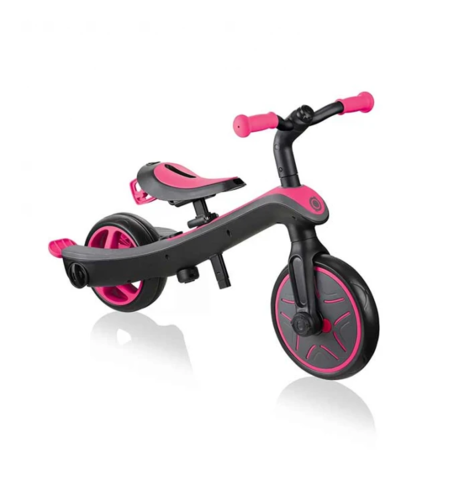 Детска триколка 4 в 1 Globber Trike Explorer розова