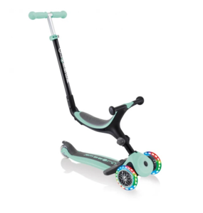 Сгъваема тротинетка Globber GO UP Foldable Plus Lights зелена Сгъваема тротинетка Globber GO UP Foldable Plus Lights зелена