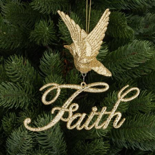 Висулка Коледна играчка птица WL118