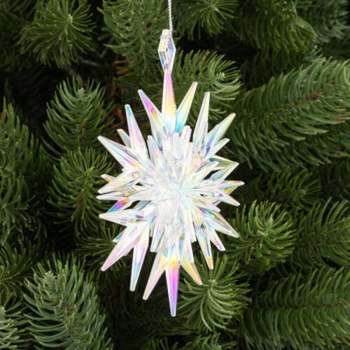 Висулка Коледна играчка снежинка WL117