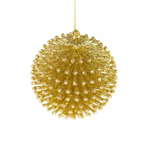 Висулка Коледна играчка сребро/злато