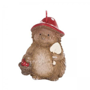 Коледна свещ таралеж Ежко Бежко MH148