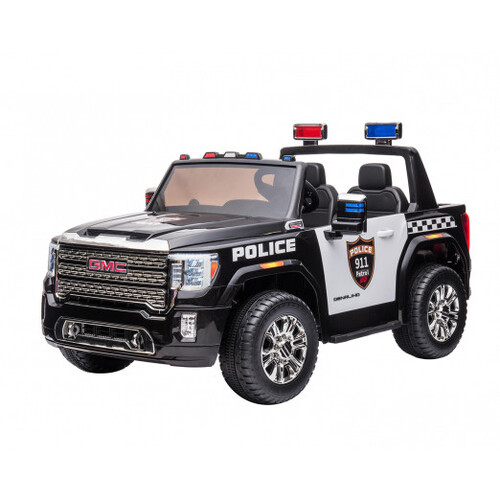 Детски акумулаторен джип Kikka Boo Licensed GMC Police Black