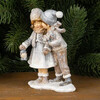 Коледна фигурка Момиче и момче KN056-megahome.bg