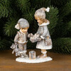 Коледна фигурка Момиче и момче-megahome.bg