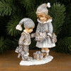 Коледна фигурка Момиче и момче-megahome.bg
