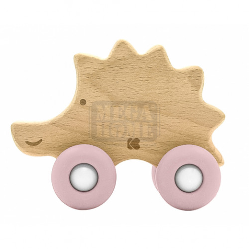 Детска дървена играчка с чесалка Kikka Boo Hedgehog