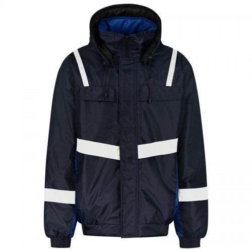 Зимен работен комплект B-Wolf Atom Set Тъмно син S-4XL