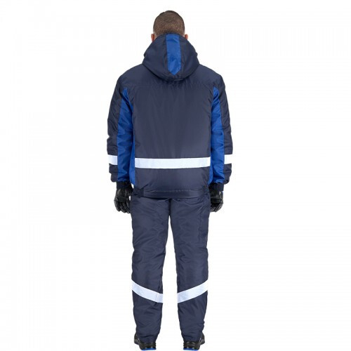 Зимен работен комплект B-Wolf Atom Set Тъмно син S-4XL