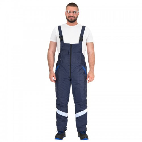 Зимен работен комплект B-Wolf Atom Set Тъмно син S-4XL