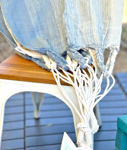 Единичен хамак Naya Nayon Uncarved Blue 220х120 см