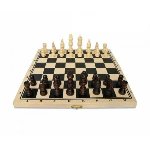 Дървен шах в кутия Noris Delux