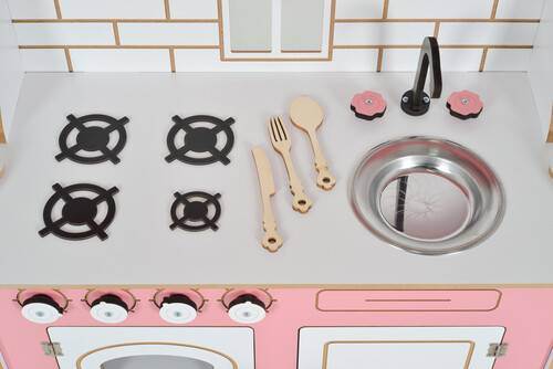 Детска дървена кухня Moni Toys Rosey