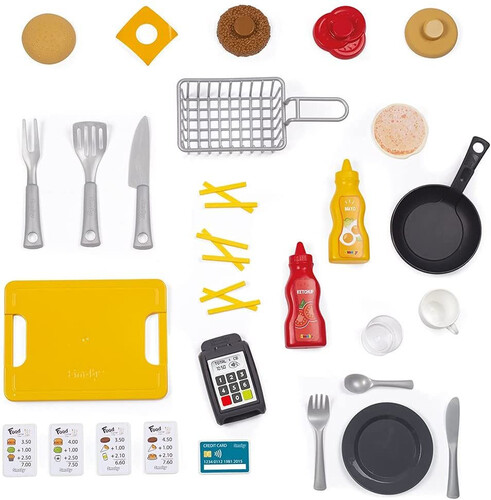 Детска кухня Smoby Food Corner Restaurant 29 аксесаоара