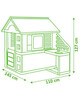 Детска къща натюр с кухня Smoby-megahome.bg