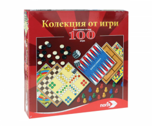 Комплект от 100 настолни игри Noris Комплект от 100 настолни игри Noris