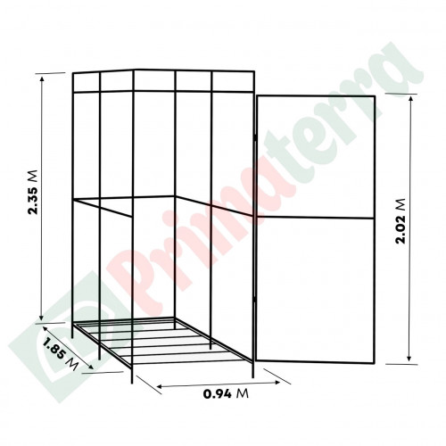 Душ кабина с резервоар Primaterra