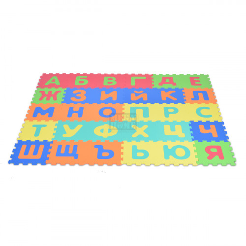 Детски килим мек пъзел Азбука Moni 30 елемента 1002BG/30B3