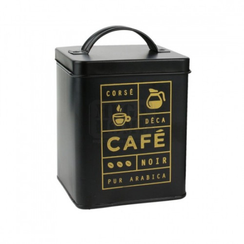Метална кутия за чай, кафе или захар BLACK MAT BT6666