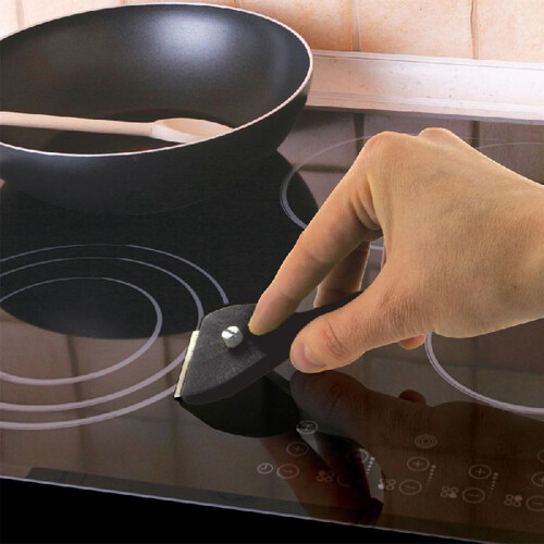 Нож за почистване на керамичен плот с 4 резервни ножчета