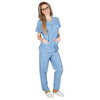 Медицинска туника с панталон Be unique G10 Светло син 42-64-megahome.bg