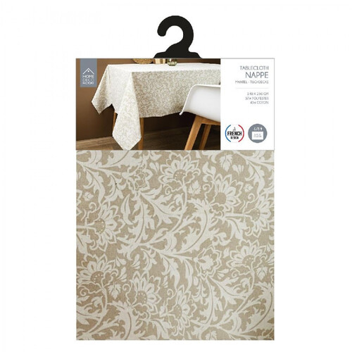 Покривка за маса Бежови листа 140 х 250 см TX9369