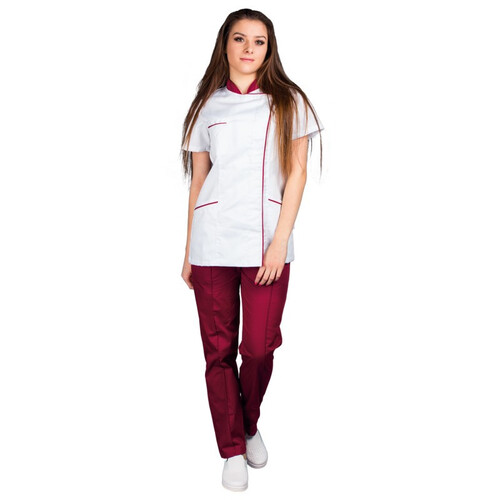 Дамски медицински панталон Be unique Sintia Bordeaux XS-3XL