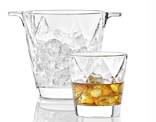 Стъклен съд за лед Vidivi Concerto 15xh15 см