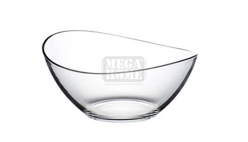 Стъклена купа Vidivi Papaya 29xh14,5 см
