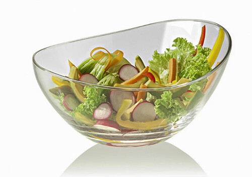 Стъклена купа Vidivi Papaya 29xh14,5 см