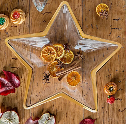 Стъклено плато Vidivi Stella 35xh5,5 см