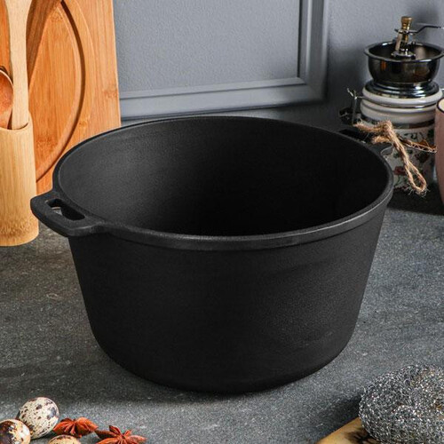 Чугунена тенджера със стъклен капак 5л T403C3 Maysternya