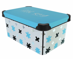 Пластмасова кутия за съхранение STYLE BOX LITTLE KING Пластмасова кутия за съхранение STYLE BOX LITTLE KING