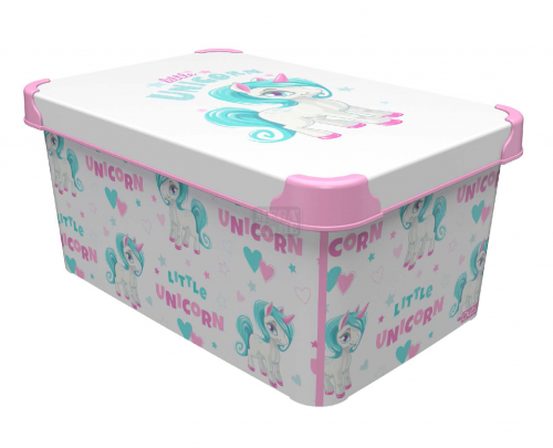 Пластмасова кутия за съхранение STYLE BOX UNICORN