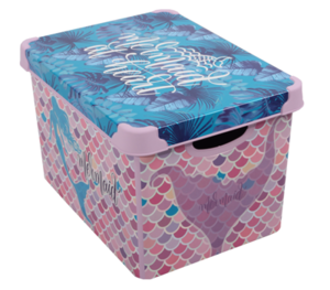 Пластмасова кутия за съхранение STYLE BOX MERMAID Пластмасова кутия за съхранение STYLE BOX MERMAID