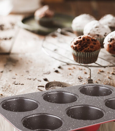 Форма за печене на мъфини Елеком ЕК-А06 R