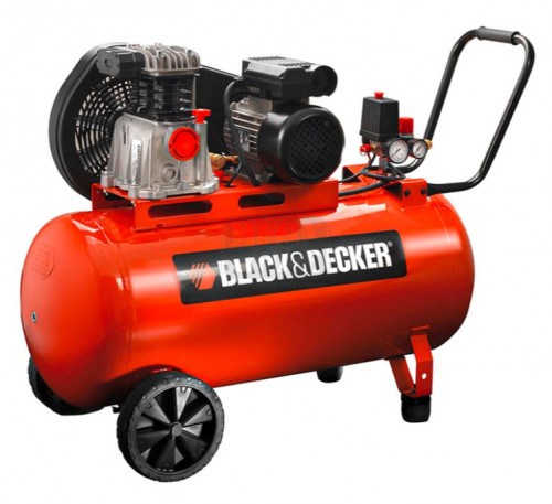 Компресор с ремъчна предавка Black &amp; Decker 10 bar 2 к.с.